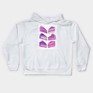 Unicorn Cake Slices Kids Hoodie